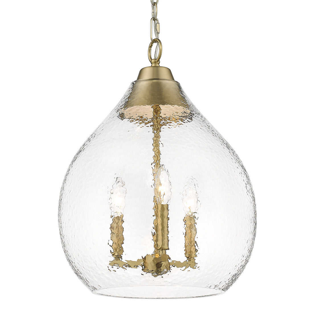 Golden - 1094-3P BCB-HCG - Three Light Pendant - Ariella BCB - Brushed Champagne Bronze