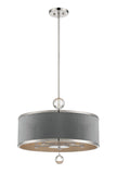 Metropolitan - N7325-613 - Five Light Pendant/Semi Flush Mount - Luxour - Polished Nickel
