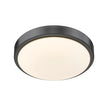 Golden - 9128-FM10 BLK-OP - LED Flush Mount - Gabi - Matte Black