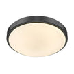 Golden - 9128-FM13 BLK-OP - LED Flush Mount - Gabi - Matte Black