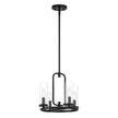 Designers Fountain - D268C-14P-MB - Four Light Pendant Convertible - Hudson Heights - Matte Black