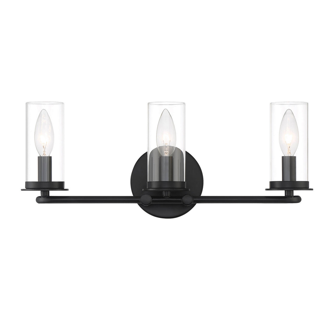 Designers Fountain - D268C-3B-MB - Three Light Vanity - Hudson Heights - Matte Black