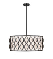 Z-Lite - 1948P26-MB - Eight Light Pendant - Harden - Matte Black