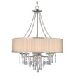 Golden - 8981-5 BRI - Five Light Chandelier - Echelon BRI - Chrome