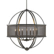 Golden - 3167-9 EB-EB - Nine Light Chandelier - Colson EB - Etruscan Bronze
