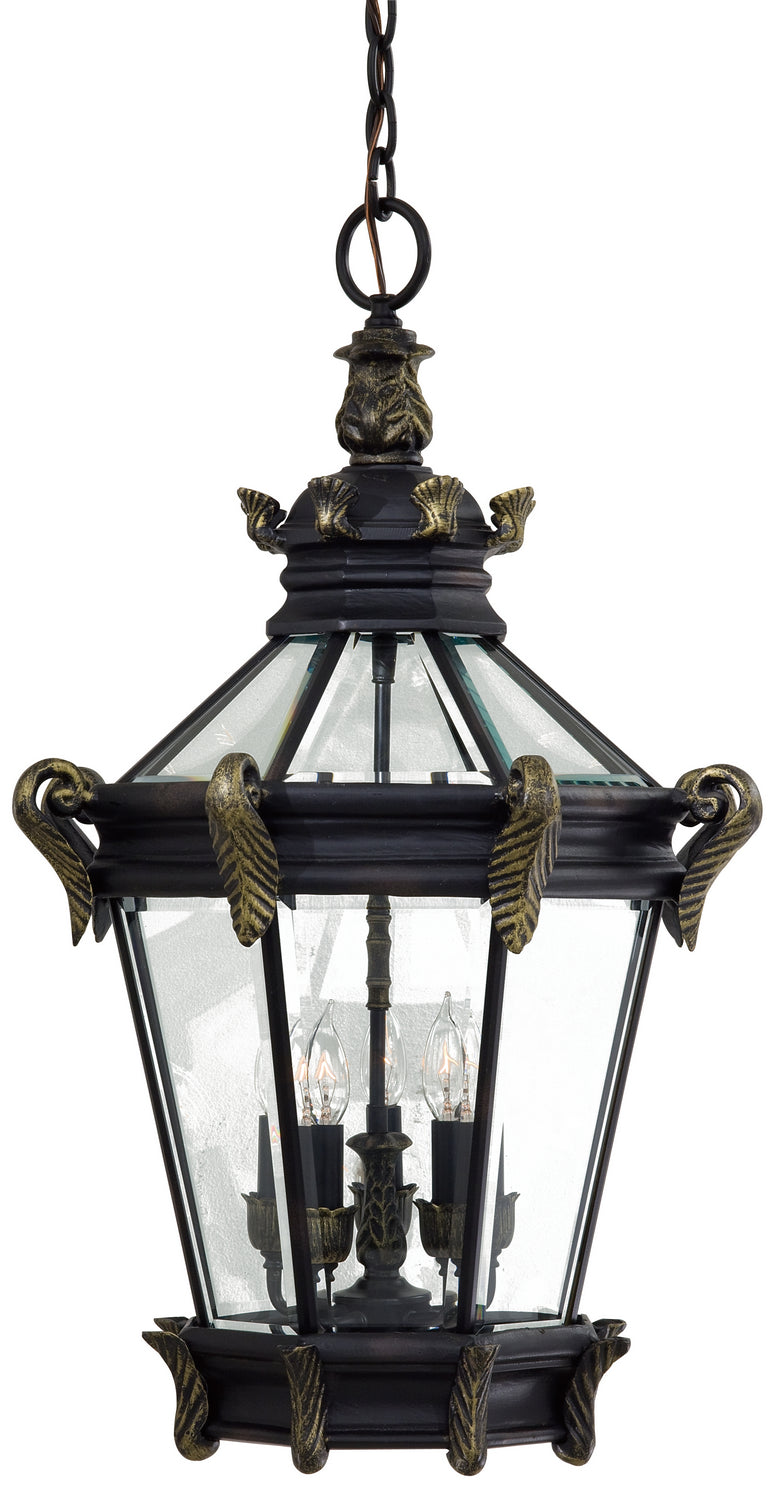 Minka-Lavery - 8934-95 - Five Light Chain Hung - Stratford Hall - Heritage W/ Gold Highlights