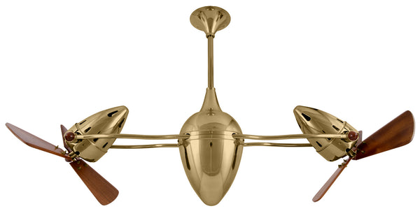 Matthews Fan Company - AR-PB-WD - 48"Ceiling Fan - Ar Ruthiane - Polished Brass