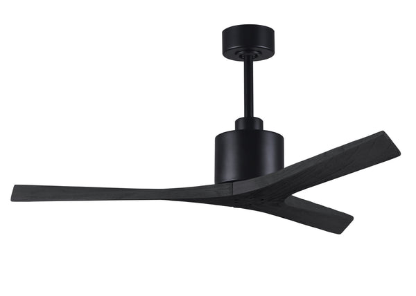 Matthews Fan Company - MW-BK-BK-52 - 52"Ceiling Fan - Mollywood - Matte Black