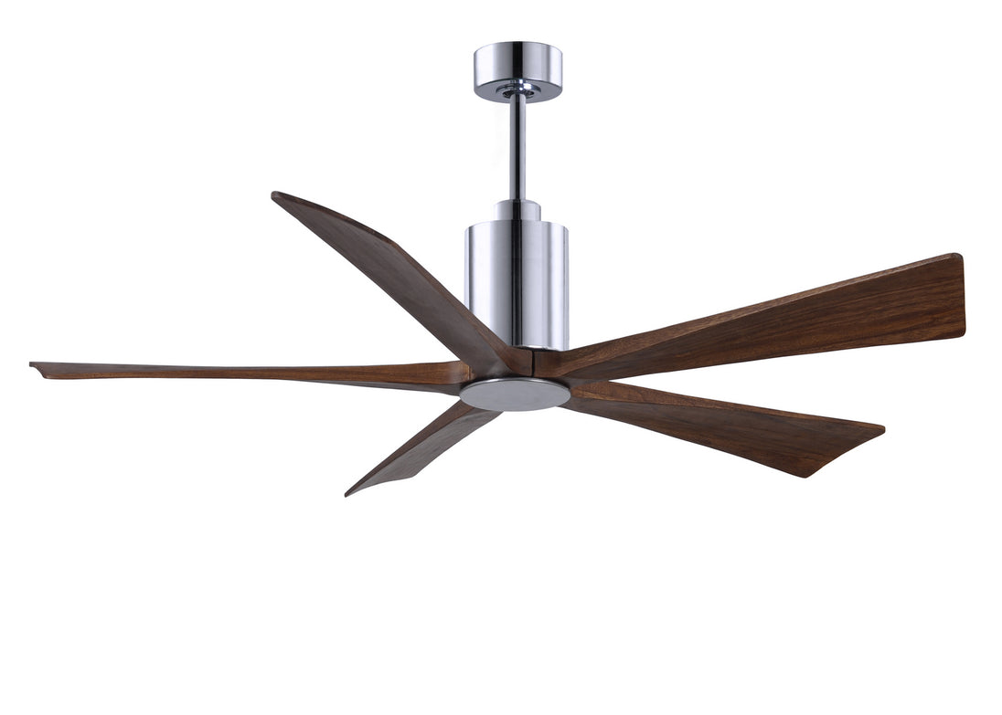 Matthews Fan Company - PA5-CR-WA-60 - 60"Ceiling Fan - Patricia - Polished Chrome