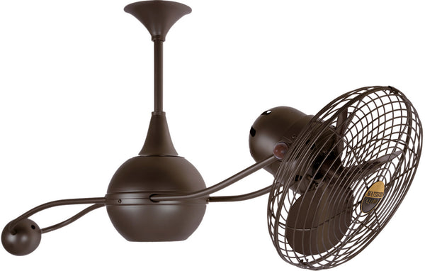 Matthews Fan Company - B2K-BZZT-MTL - 40"Ceiling Fan - Brisa 2000 - Bronzette