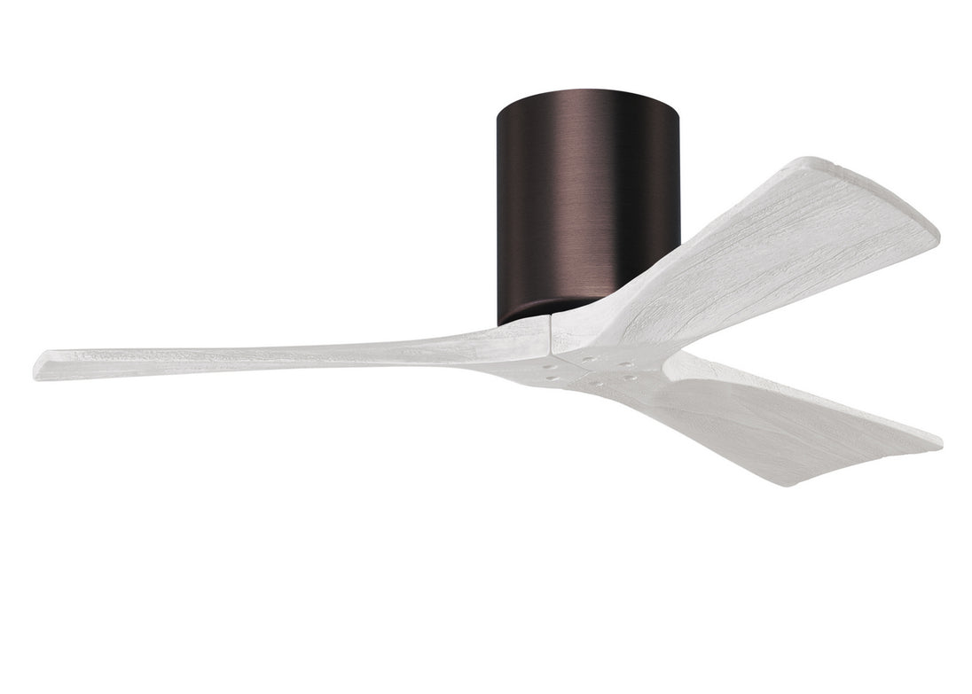 Matthews Fan Company - IR3H-BB-MWH-42 - 42"Ceiling Fan - Irene - Brushed Bronze