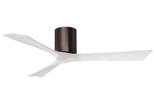 Matthews Fan Company - IR3H-BB-MWH-52 - 52"Ceiling Fan - Irene - Brushed Bronze