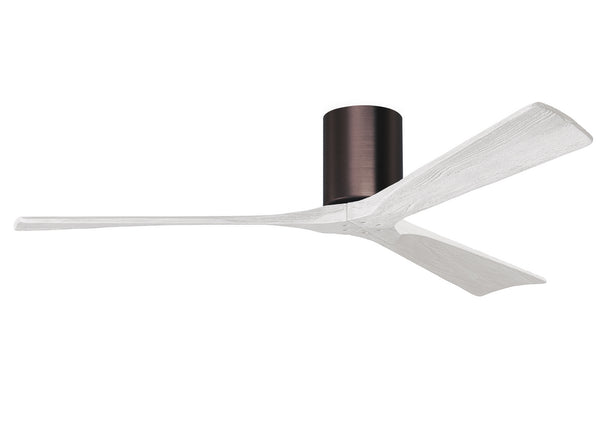 Matthews Fan Company - IR3H-BB-MWH-60 - 60"Ceiling Fan - Irene - Brushed Bronze