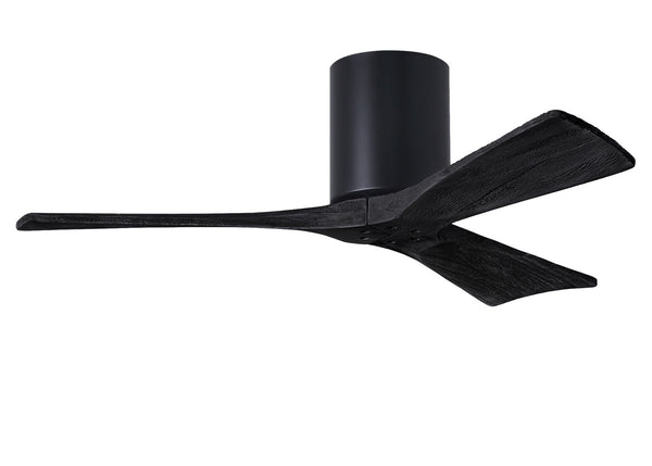 Matthews Fan Company - IR3H-BK-BK-42 - 42"Ceiling Fan - Irene - Matte Black