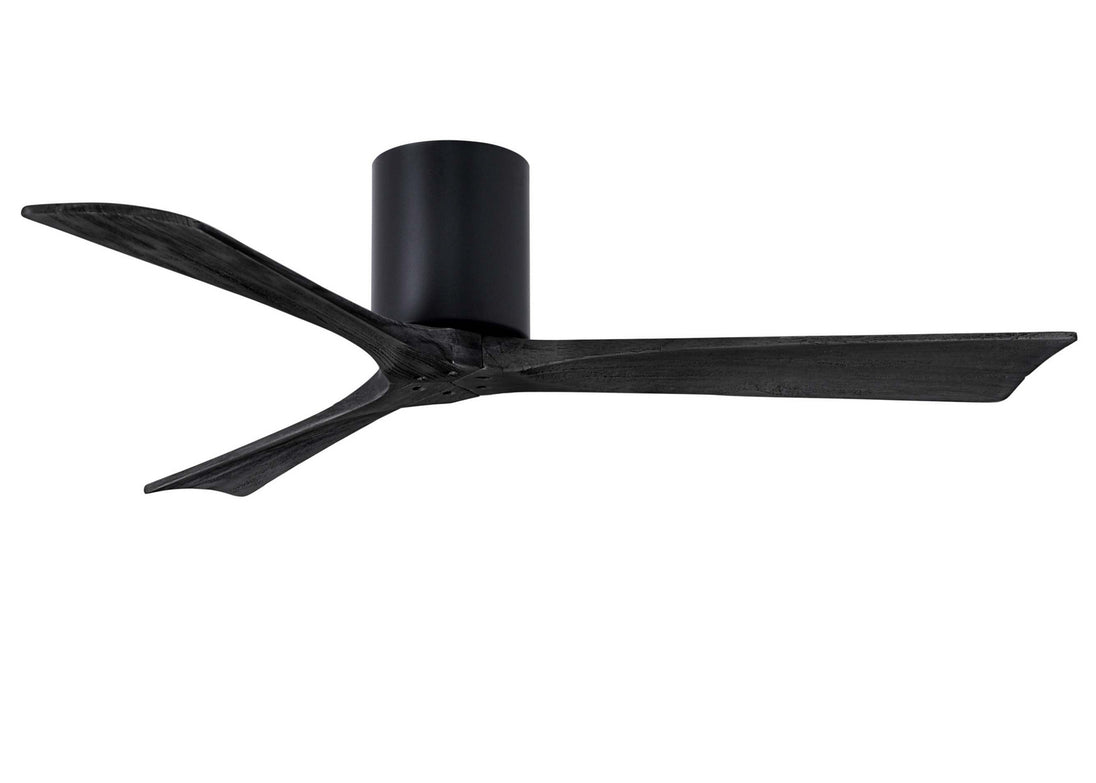 Matthews Fan Company - IR3H-BK-BK-52 - 52"Ceiling Fan - Irene - Matte Black