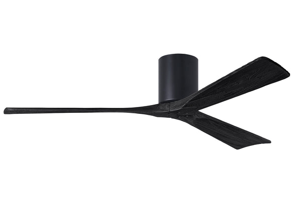 Matthews Fan Company - IR3H-BK-BK-60 - 60"Ceiling Fan - Irene - Matte Black