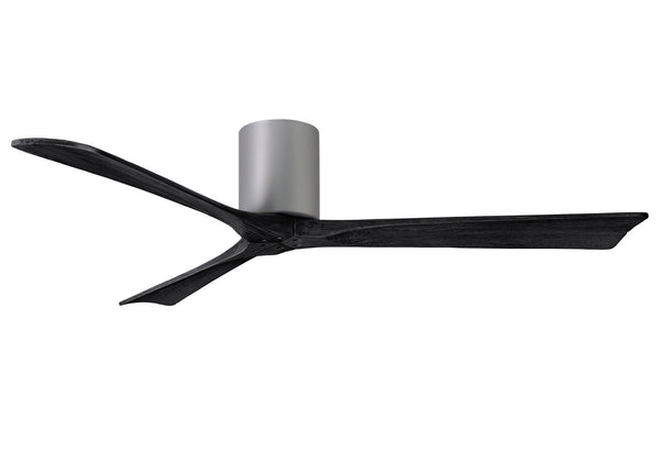 Matthews Fan Company - IR3H-BN-BK-60 - 60"Ceiling Fan - Irene - Brushed Nickel