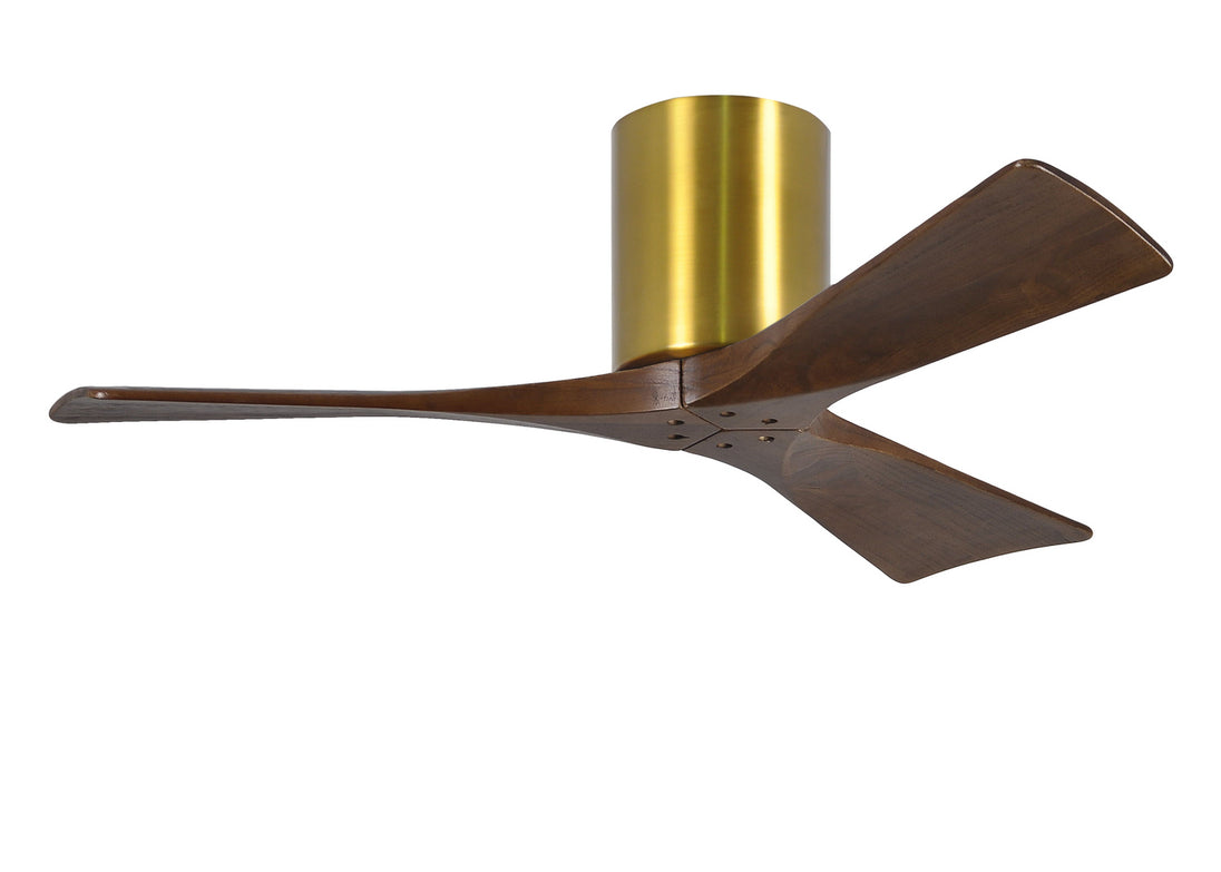 Matthews Fan Company - IR3H-BRBR-WA-42 - 42"Ceiling Fan - Irene - Brushed Brass