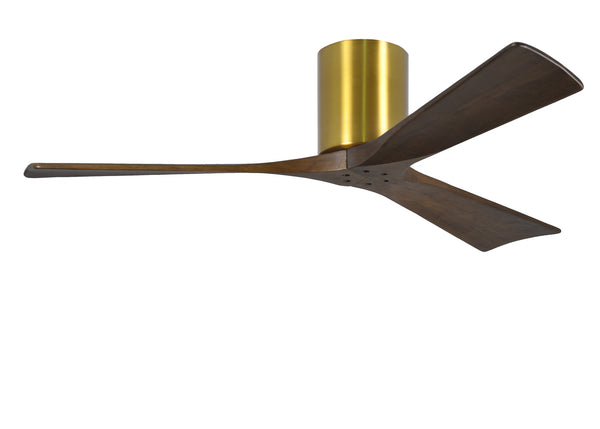 Matthews Fan Company - IR3H-BRBR-WA-52 - 52"Ceiling Fan - Irene - Brushed Brass