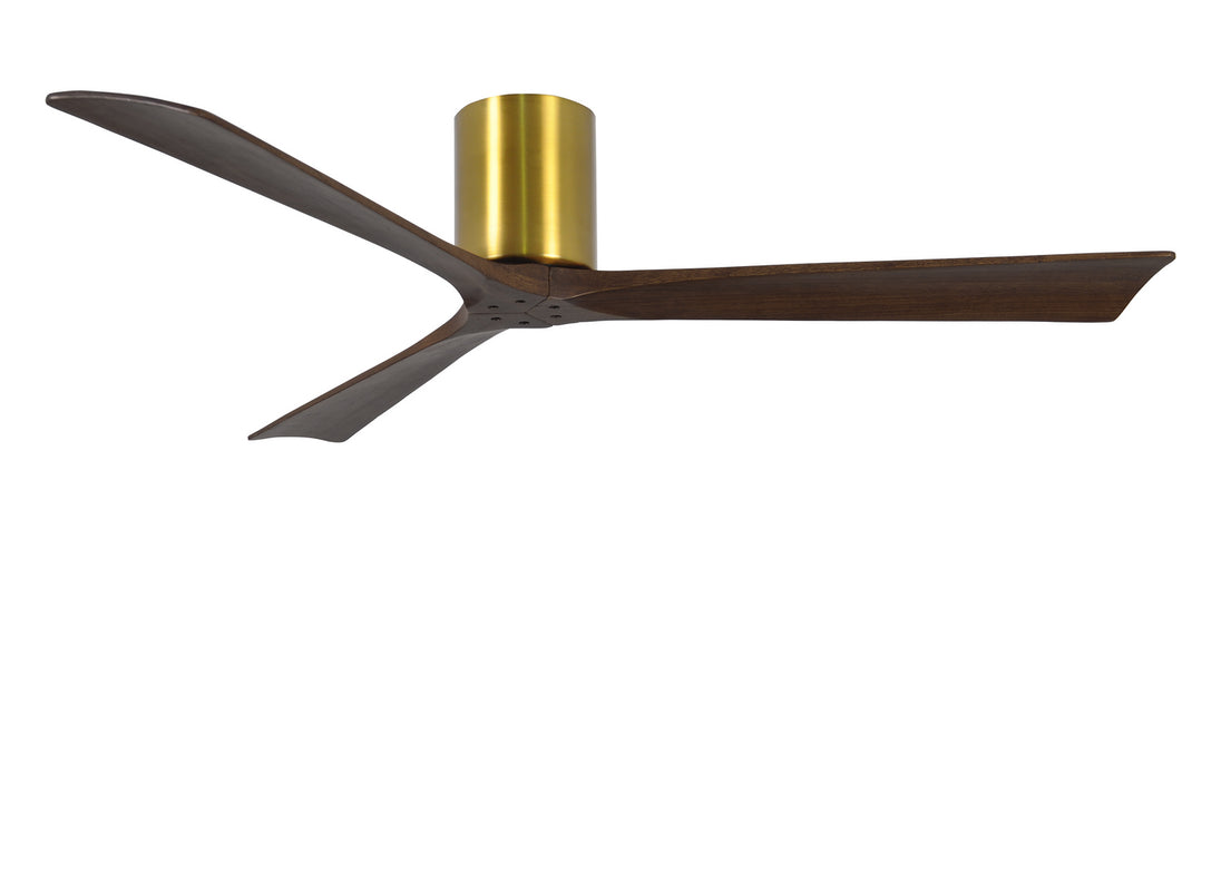 Matthews Fan Company - IR3H-BRBR-WA-60 - 60"Ceiling Fan - Irene - Brushed Brass