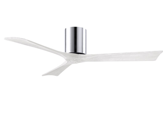 Matthews Fan Company - IR3H-CR-MWH-52 - 52"Ceiling Fan - Irene - Polished Chrome