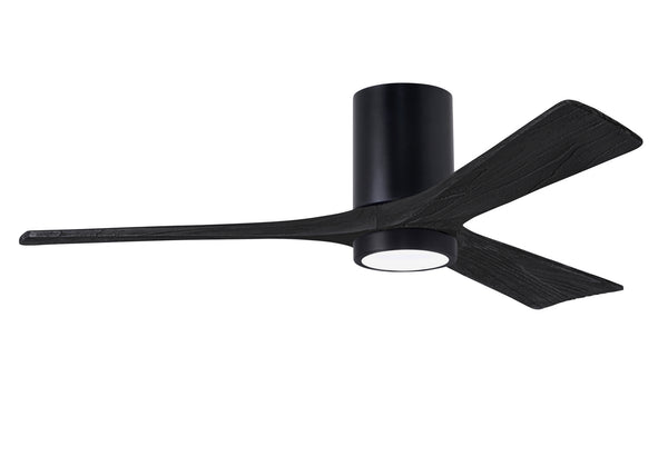 Matthews Fan Company - IR3HLK-BK-BK-52 - 52"Ceiling Fan - Irene - Matte Black