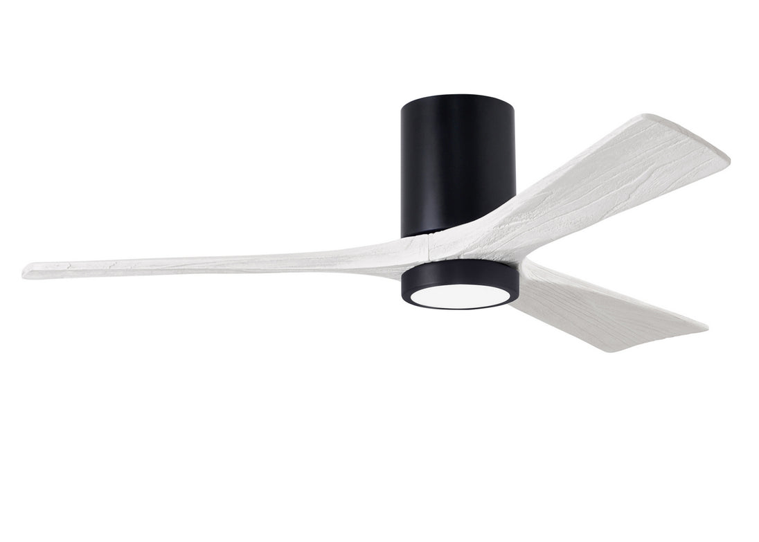 Matthews Fan Company - IR3HLK-BK-MWH-52 - 52"Ceiling Fan - Irene - Matte Black