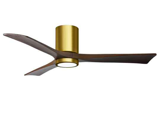 Matthews Fan Company - IR3HLK-BRBR-WA-52 - 52"Ceiling Fan - Irene - Brushed Brass