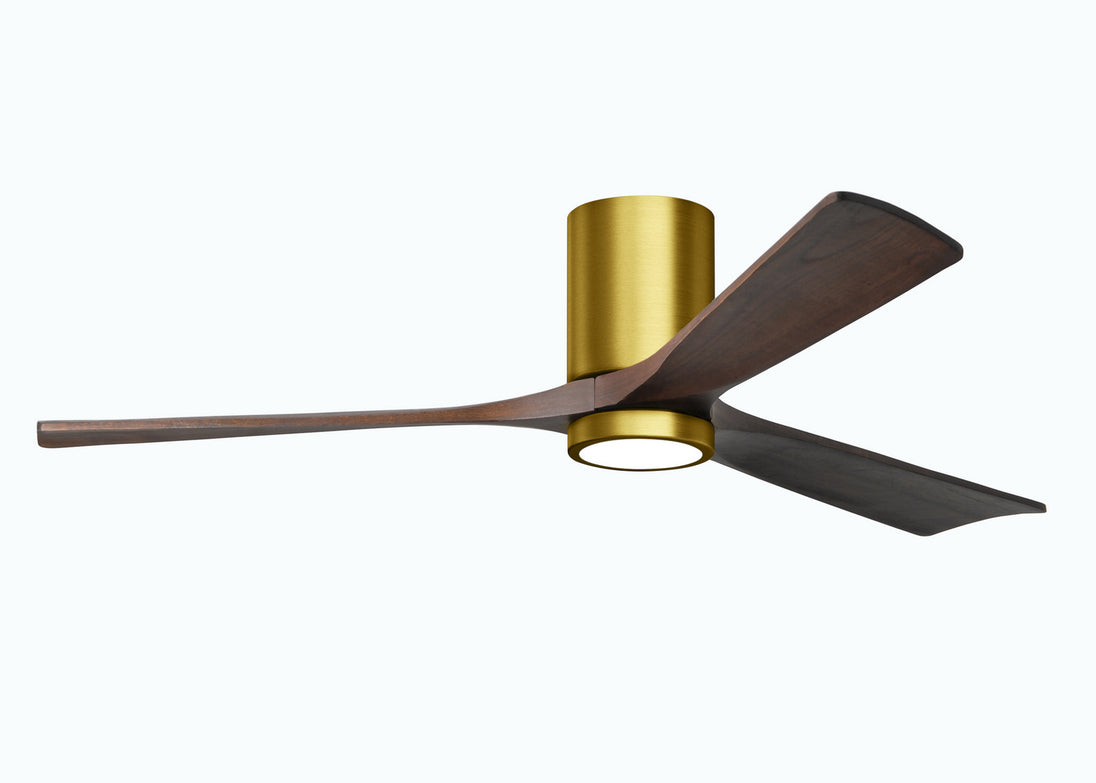 Matthews Fan Company - IR3HLK-BRBR-WA-60 - 60"Ceiling Fan - Irene - Brushed Brass