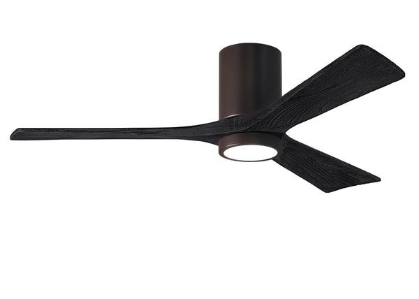 Matthews Fan Company - IR3HLK-TB-BK-52 - 52"Ceiling Fan - Irene - Textured Bronze