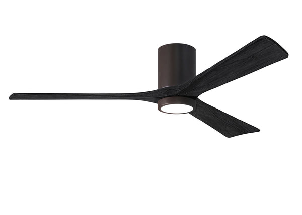 Matthews Fan Company - IR3HLK-TB-BK-60 - 60"Ceiling Fan - Irene - Textured Bronze