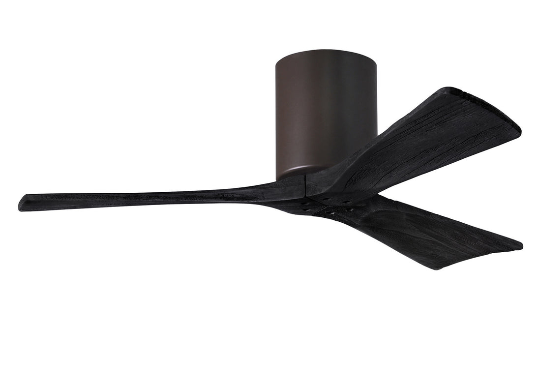 Matthews Fan Company - IR3H-TB-BK-42 - 42"Ceiling Fan - Irene - Textured Bronze