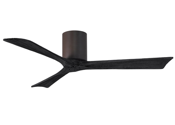 Matthews Fan Company - IR3H-TB-BK-52 - 52"Ceiling Fan - Irene - Textured Bronze