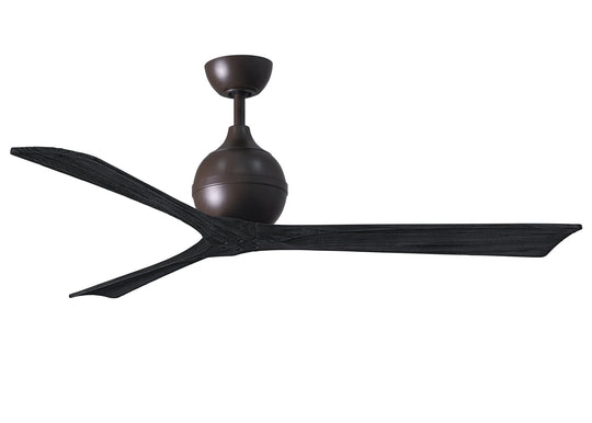 Matthews Fan Company - IR3-TB-BK-60 - 60"Ceiling Fan - Irene - Textured Bronze