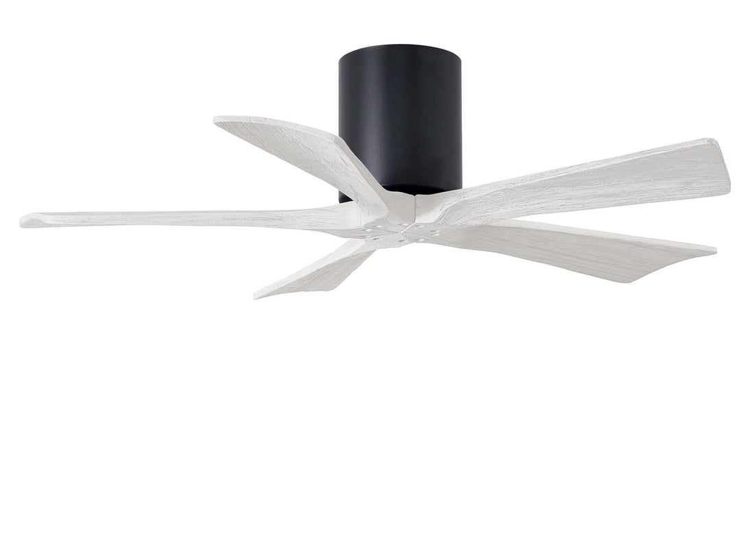 Matthews Fan Company - IR5H-BK-MWH-42 - 42"Ceiling Fan - Irene - Matte Black