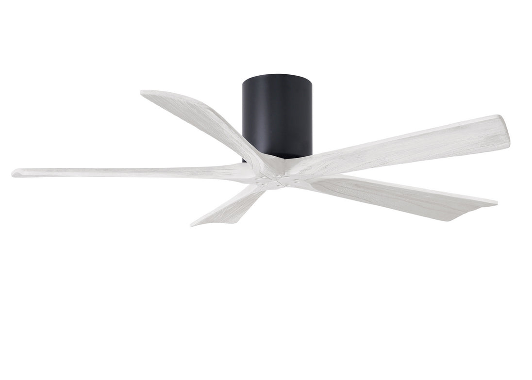 Matthews Fan Company - IR5H-BK-MWH-52 - 52"Ceiling Fan - Irene - Matte Black