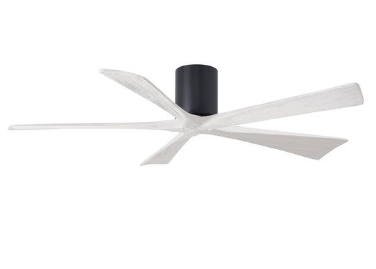 Matthews Fan Company - IR5H-BK-MWH-60 - 60"Ceiling Fan - Irene - Matte Black