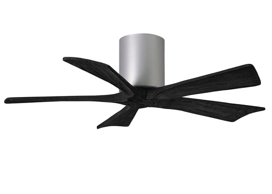 Matthews Fan Company - IR5H-BN-BK-42 - 42"Ceiling Fan - Irene - Brushed Nickel