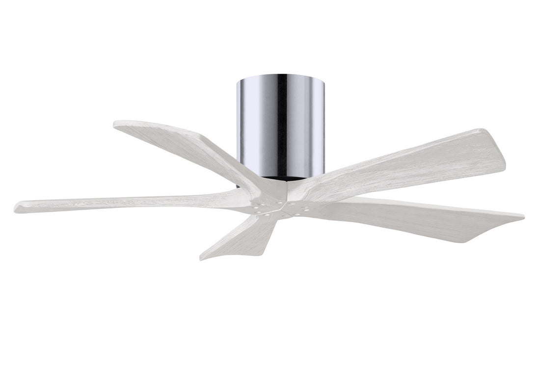 Matthews Fan Company - IR5H-CR-MWH-42 - 42"Ceiling Fan - Irene - Polished Chrome