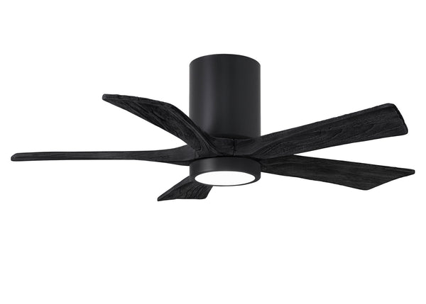 Matthews Fan Company - IR5HLK-BK-BK-42 - 42"Ceiling Fan - Irene - Matte Black