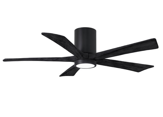 Matthews Fan Company - IR5HLK-BK-BK-52 - 52"Ceiling Fan - Irene - Matte Black