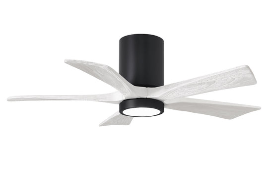 Matthews Fan Company - IR5HLK-BK-MWH-42 - 42"Ceiling Fan - Irene - Matte Black