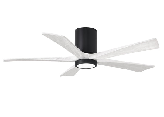 Matthews Fan Company - IR5HLK-BK-MWH-52 - 52"Ceiling Fan - Irene - Matte Black