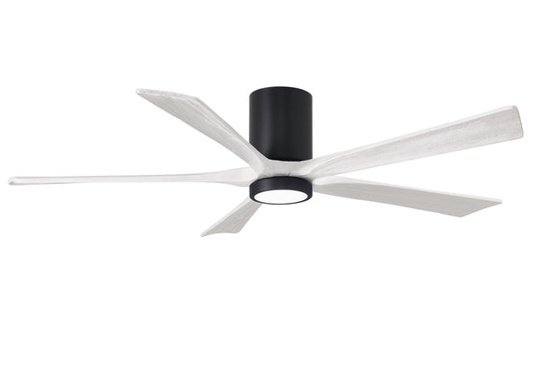 Matthews Fan Company - IR5HLK-BK-MWH-60 - 60"Ceiling Fan - Irene - Matte Black