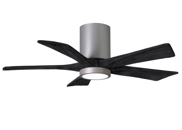 Matthews Fan Company - IR5HLK-BN-BK-42 - 42"Ceiling Fan - Irene - Brushed Nickel