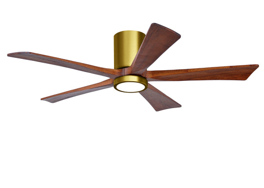 Matthews Fan Company - IR5HLK-BRBR-WA-52 - 52"Ceiling Fan - Irene - Brushed Brass