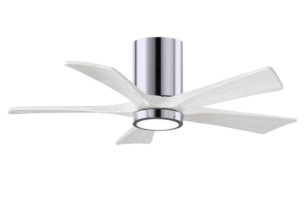 Matthews Fan Company - IR5HLK-CR-MWH-42 - 42"Ceiling Fan - Irene - Polished Chrome