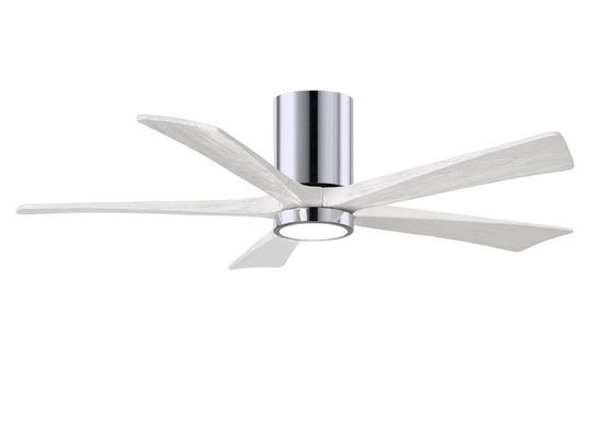 Matthews Fan Company - IR5HLK-CR-MWH-52 - 52"Ceiling Fan - Irene - Polished Chrome