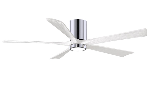 Matthews Fan Company - IR5HLK-CR-MWH-60 - 60"Ceiling Fan - Irene - Polished Chrome