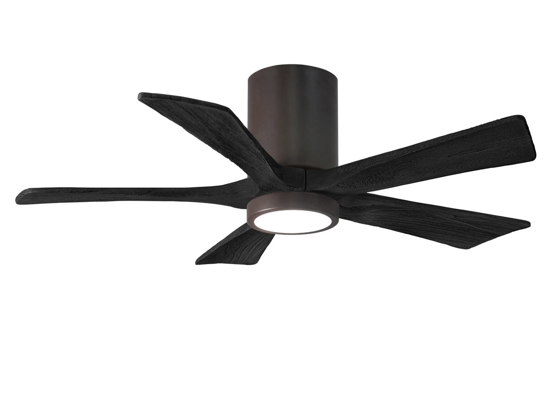 Matthews Fan Company - IR5HLK-TB-BK-42 - 42"Ceiling Fan - Irene - Textured Bronze